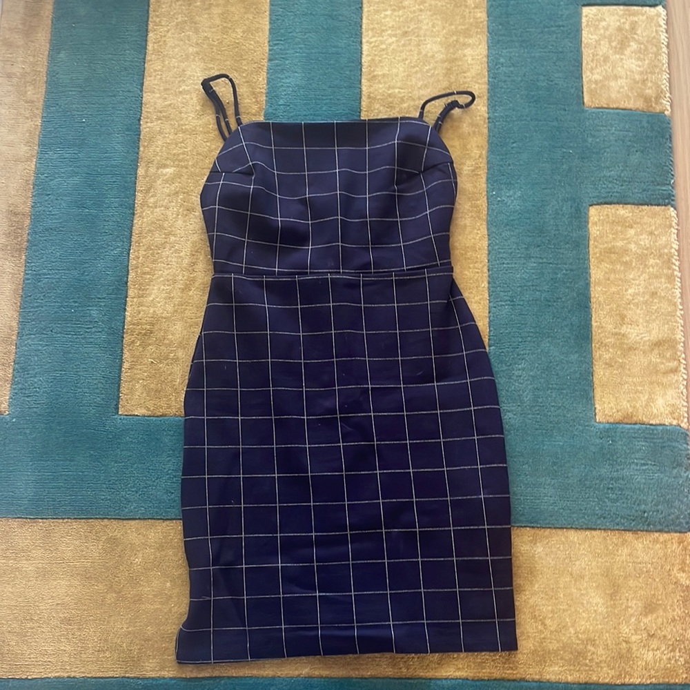 UO navy mini dress